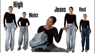 Trendy high waist denim // Zara / Freakins/ Levi&rsquo;s / Gap / high waist / jeans collection