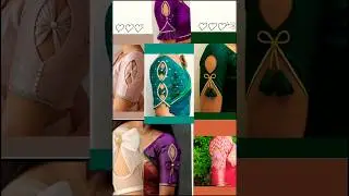 Viral 🎀 bow design baju // simple #viral #diy #trending #tailoring #fashion #blouse #silaisikhe