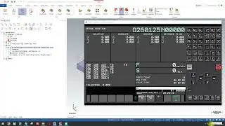 Урок 2 - Симуляция операции - Динамическое фрезерование открытого паза(Peel Mill) в Fanuc 0i-MF Plus
