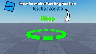 Как создать плавающий текст в Roblox Studio
