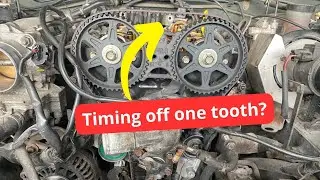 Timing off one tooth: Symptoms