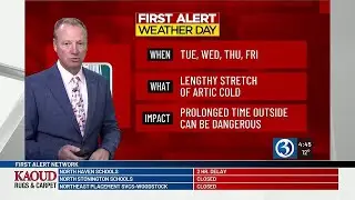 FORECAST: A string of First Alert Weather Days as Arctic cold continues