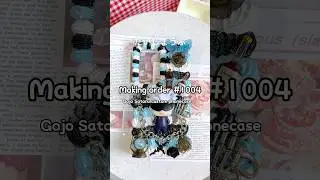 Decoden Gojo Satoru phone case#decoden #fyp #handmade#gojousatoru#jujutsukaisen#handmade #customize