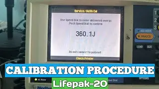 Калибровка дефибриллятора Lifepak 20 #калибровка #lifepak20 #каккалибровать