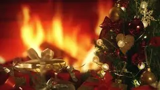 New Year's Celebration Fireplace - Relaxing music for inner peace, harmony, tranquility, zen