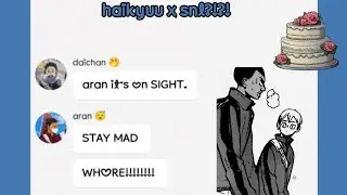haikyuu!! x snl skit || haikyuu texts / skit || akagi!! (akamori) (arankita)