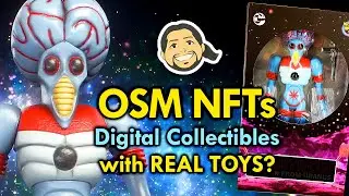 The Future of NFT Toy Collectibles. The Outer Space Men Orbitron Non-fungible token - Mega Jay Retro