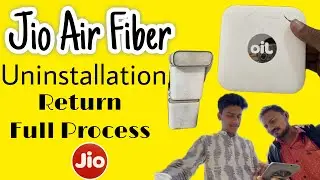Jio Air Fiber Uninstallation Returned Full Process || #jioairfiberuninstallation #jioairfiber 