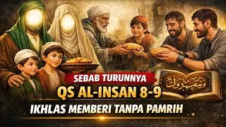 🔴Sedekah Yang Menggetarkan Langit- Sebab Turunnya QS Al-Insan Ayat 8–9 |