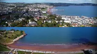 Drone Flight Above Goodrington - Oct 2022