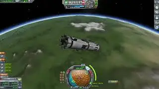 farship test flight no.14. explodes in atmosphere. (real time mission). ksp1.