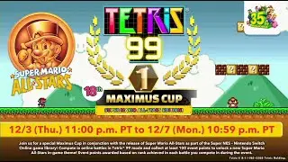 Tetris 99 - Special Event Theme 11 - Super Mario All-Stars Edition