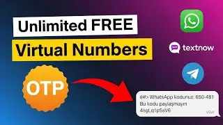 How to Get FREE Virtual Number for OTP Verification | Social Media & Apps (No Signup)