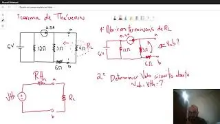 Circuitos Elétricos - Teorema de Thévenin (exercício resolvido)