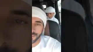 Fazza with Uncle Saeed