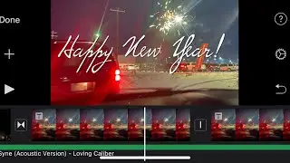 Drive in Fireworks at Red Deer Home Church to Auld Lang Syne