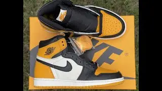 Кроссовки мужские Nike Jordan 1 Retro High Og Yellow Toe 555088 711