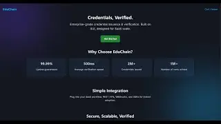 EduChain FIT 1045 Distinction Project