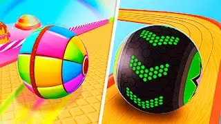 Going Balls vs Candy Land Ball Run - Colorful Sky Roll Ball 3D Games