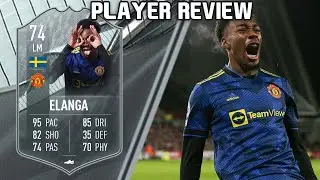 GREATEST SILVER STAR EVER?? 😎 74 SILVER STARS ELANGA PLAYER REVIEW! FIFA 22 ULTIMATE TEAM