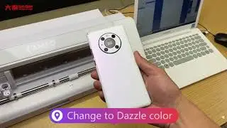 New DAQIN custom mobile skin design software and cameo plotter cutting Huawei mate 40 pro skin