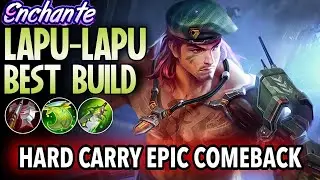 Lapu Lapu MVP Monster Offlaner Gameplay | Top Global Lapu Lapu Build & Emblem | Mobile Legends