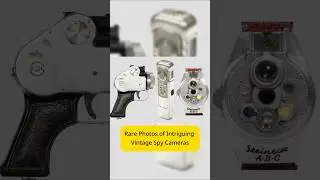 Rare photos of intriguing vintage spy cameras #rare #photography #spy #spycamera #rarephotos