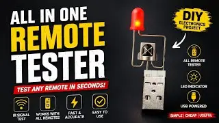 DIY Remote Tester 🔧 | Amazing Electronics DIY Projects 🚀