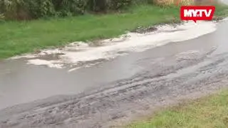 Zdvihnutá hladina rieky Nitra
