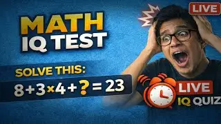 🧠🔥 Math Puzzle IQ Test LIVE | Test Your Brainतपाईंको IQ level कति छ? 🤔
