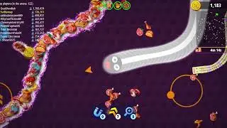 Worms 🐛 game fox snake gameplay / worms zone / #warmzone #games #gaming 😎😎😎    