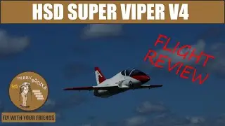 HSD Super Viper V4 Custom Built By RCJETWERX Full Flight