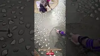 How They Build Roads with Stones & Mortar! 🛣️🧱