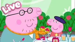 🍎 Peppa Pig Best Bites LIVE! 🐷 Peppa&rsquo;s Food & Cooking Moments |  Tales Full Episodes 24/7