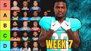 Top 35 Running Back Rankings For Week 7 Fantasy Football