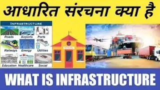 What is Infrastructure | आधारित संरचना क्या है | Economic and social Infrastructure | The Economy