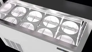 MoTak 47-in. Mobile Ice Cream Dipping Cabinet (MDC18-X)
