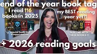 end of the year book tag📚⭐️🗓️ + 2026 goals & mental health chats!🫶🏻