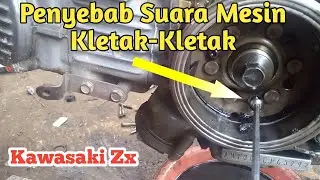 bila mesin hidup kawasaki zx suara kletak kletak