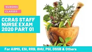 CCRAS STAFF NURSE EXAM 2020 PART 01