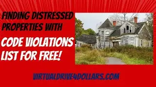 Finding Distressed Houses with The Code Violations list for Free!