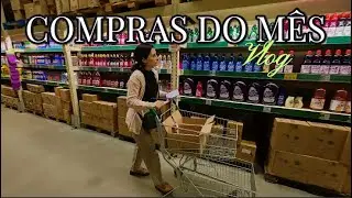 COMPRAS DO MÊS 🛒| Vem comigo fazer compras no supermercado!