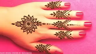 Very Easy Mehndi Design For Back Hand 🌿Unique Mehndi Design 🌿 Beautiful Mehndi Design 