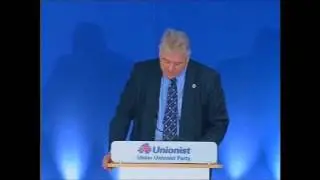 Ulster Unionist MEP, Jim Nicholson 2012 conference address