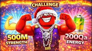 Strongman simulator Challenge 500 million strength and 200Qa Energy