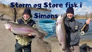 Storm og Store fisk i Simons Put and Take: 2 x ny pr til Far og Søn