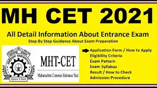 MH CET 2021 - Notification, Dates, Application, Eligibility, Admit Card, Pattern, Syllabus, Result