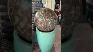 Custom Lava Sphere Fountain