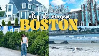 VLOGÃO EM BOSTON: harvard, centro da cidade, mercadão, restaurantes e praia em new hampshire
