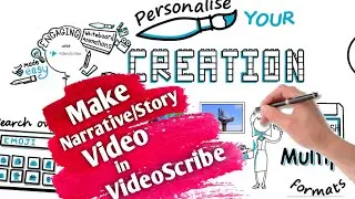 MAKE STORY/NARRATIVE VIDEO IN VIDEOSCRIBE WHITEBOARD | SPARKOL VIDEOSCRIBE |TUTORIAL | DTECHPRO